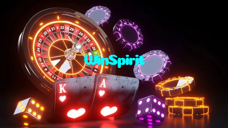 WinSpirit casino presented on mobile device in Pakistan with slots and live games